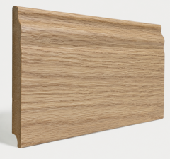 41034-MEŞE AHŞAP KAPLAMALI  SÜPÜRGELİK  120mm*18mm