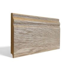 41034-MEŞE AHŞAP KAPLAMALI  SÜPÜRGELİK  120mm*18mm