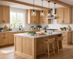 AHŞAP DOLAP KAPAKLARI NATUREL